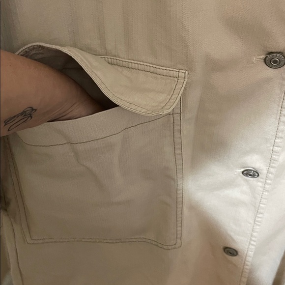 Free People We the Free Perry washed trench coat in oak - Picture 8 of 9